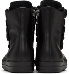 Rick Owens Black Jumbo Laced Sneakers