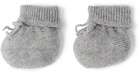 Bonpoint Baby Grey Cashmere Pre-Walkers