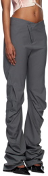 Ottolinger SSENSE Work Capsule – Gray Drape Trousers