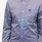 Fred Perry Authentic Men's Oxford Shirt in Mid Blue