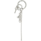 Justine Clenquet Silver Lewis Keychain
