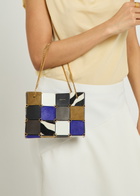 Khaite Emma Mini Panelled Leather Tote bag - Purple - One Size