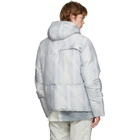 C2H4 Grey Arc Sculpture Puffer Jacket