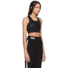 Fendi Black Logo Sports Bra