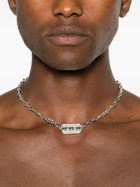 Stephen Webster Sterling Silver Inline Razer Tag Necklace