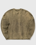 Reternity ESSENTIAL KNIT SWEATER Brown Mens Pullover