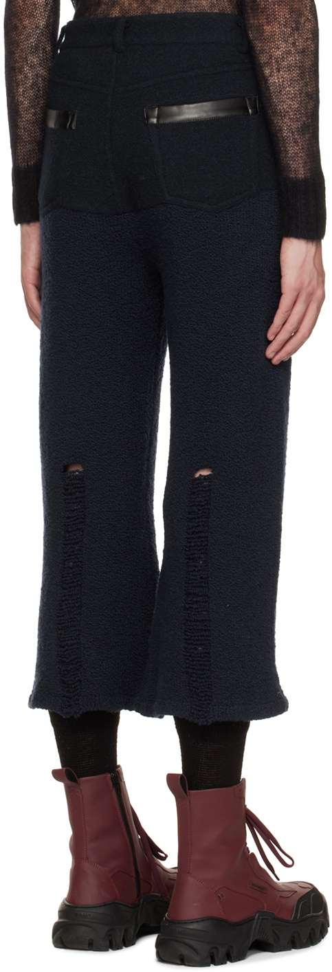 PONDER.ER SSENSE Exclusive Navy Jean Trousers