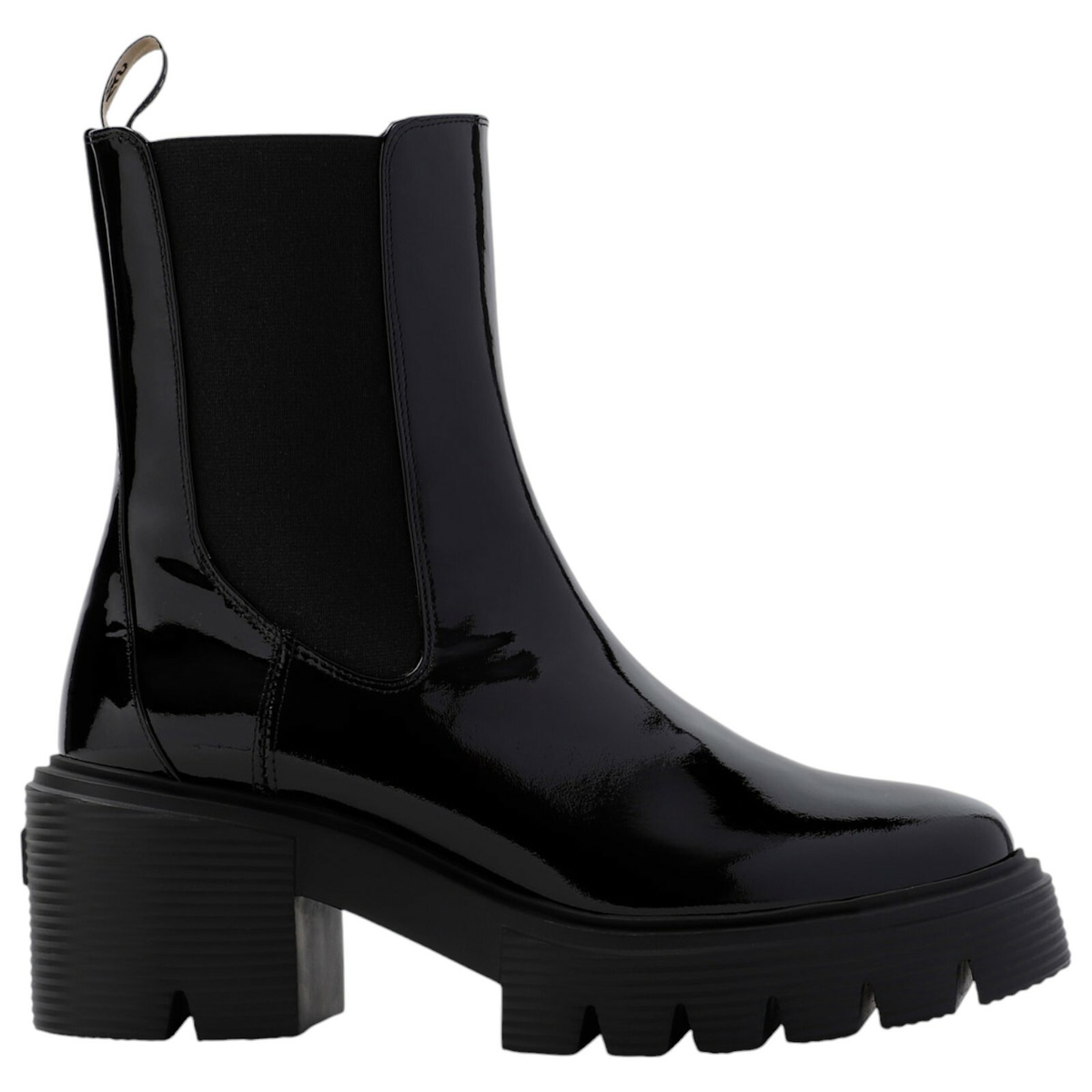 Stuart Weitzman Emerson 50 Leather Chelsea Boots Black