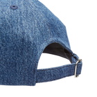 A.P.C. Men's Eden Spray Logo Cap in Washed Indigo