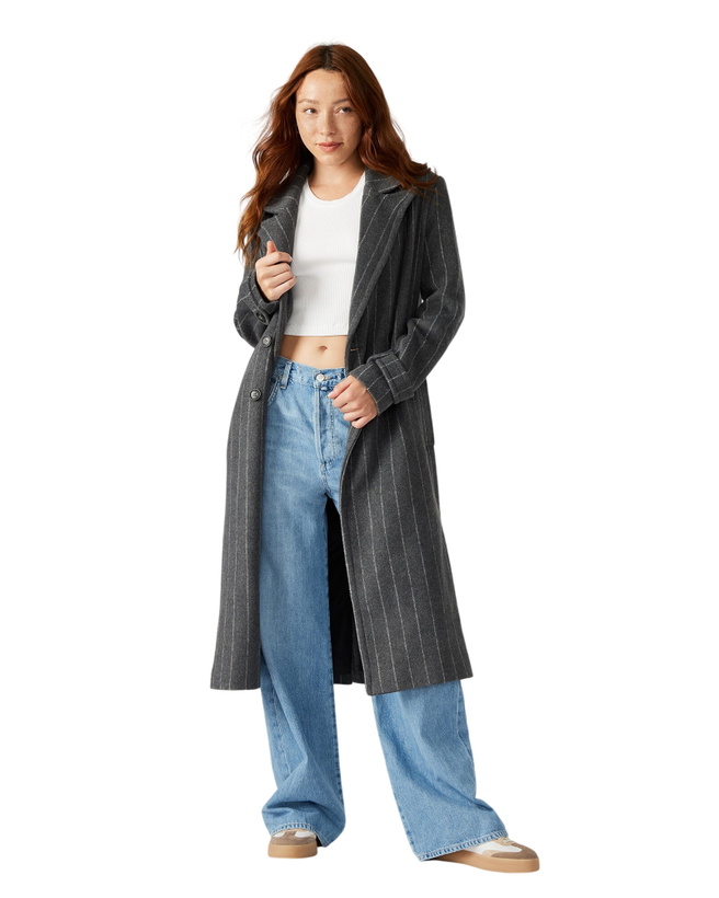 Photo: Steve Madden Prince Coat in Grey