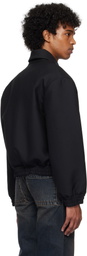 Fax Copy Express Black Zip Shoulder Jacket
