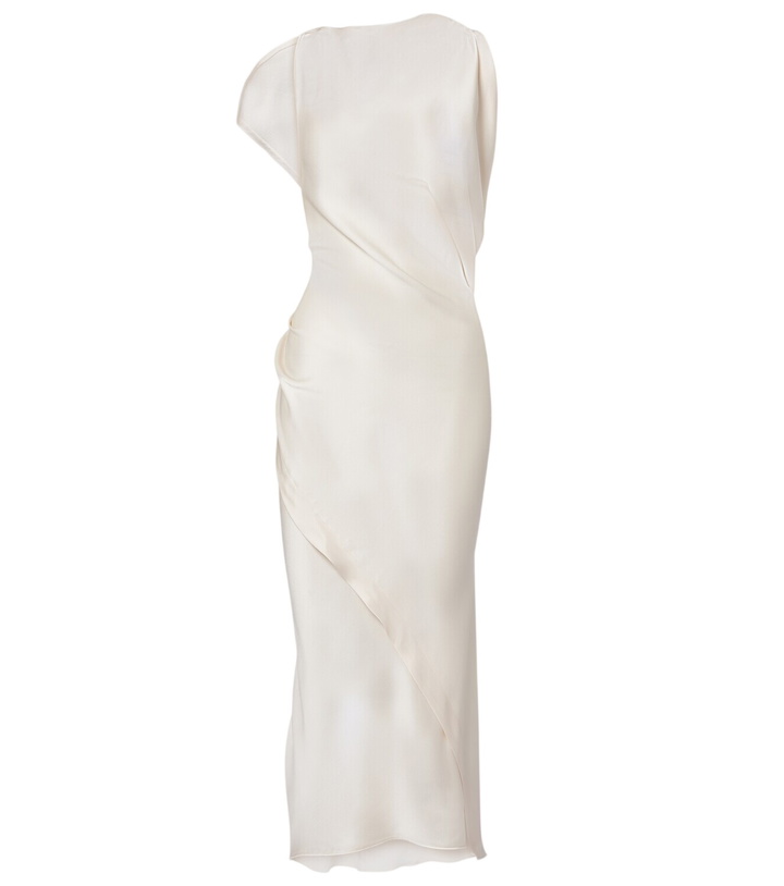 Photo: Victoria Beckham Kyra draped midi dress