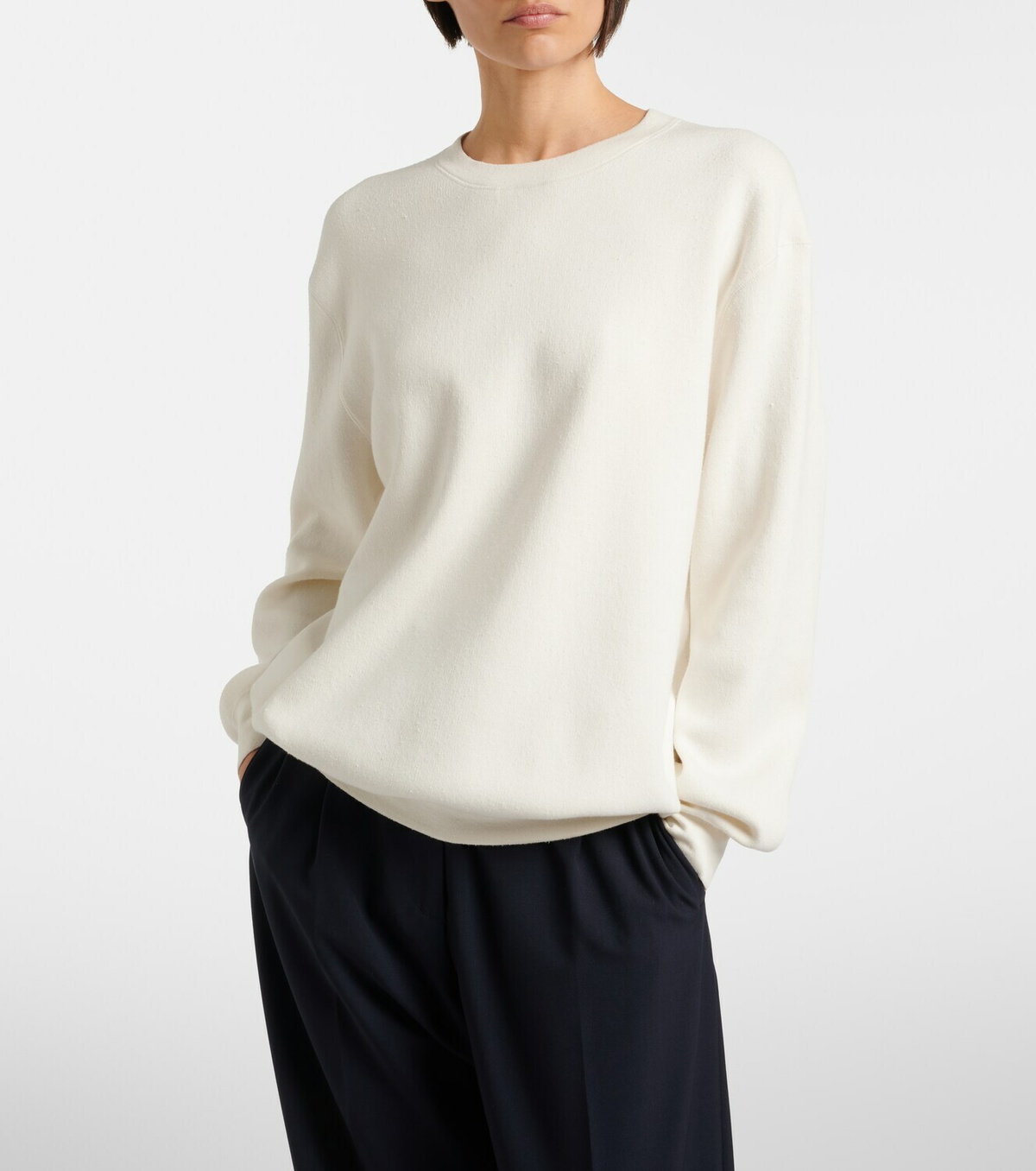 The Row Cotton and silk sweater