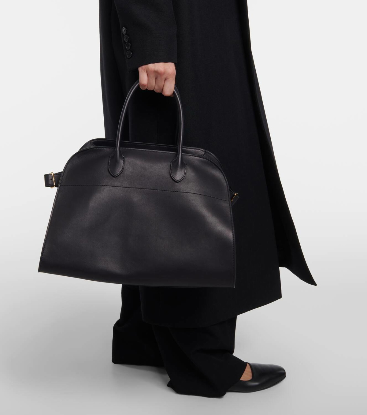 The Row Margaux 15 leather tote bag