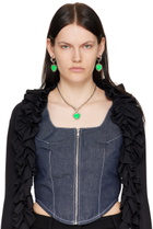 Safsafu Silver Neon Limelight Necklace