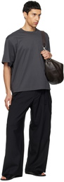sacai Gray Cotton Jersey T-shirt