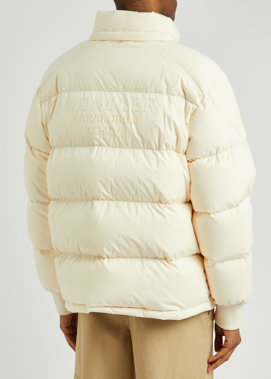 Moncler Karakorum 1954 Quilted Cotton Jacket Cream Moncler