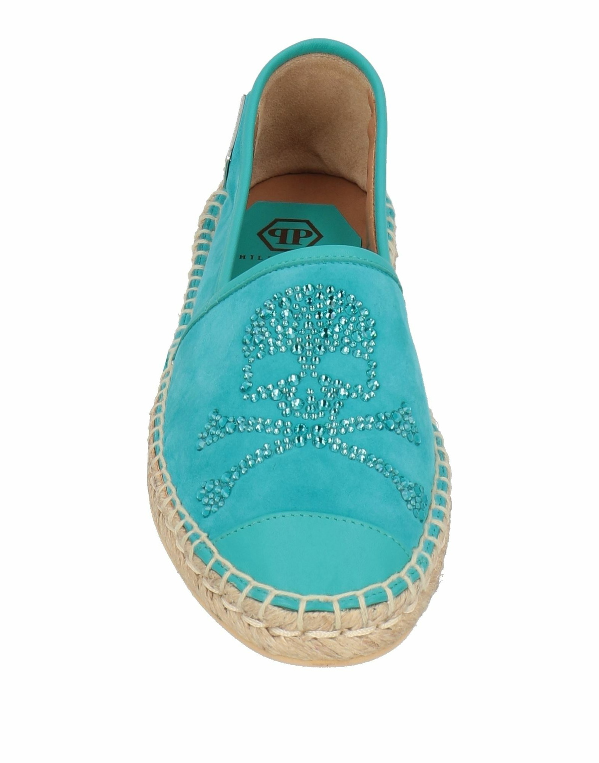 Philipp Plein Womens Espadrilles Turquoise