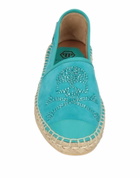 Philipp Plein Womens Espadrilles Turquoise