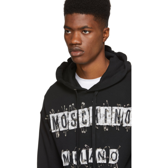 Love moschino safety discount pin zip up hoodie