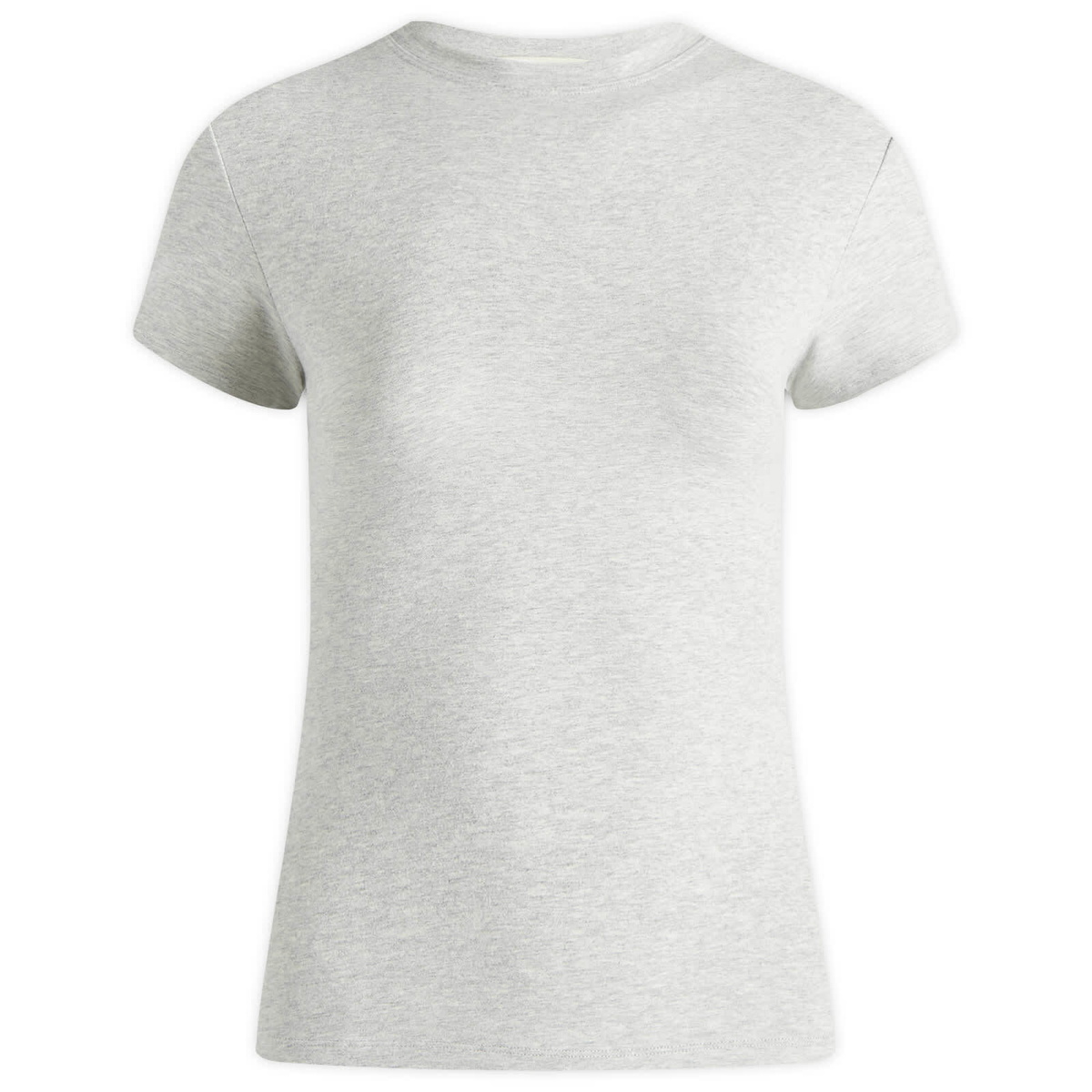 Adanola Women's Short Sleeve Top in Grey Melange