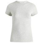 Adanola Women's Short Sleeve Top in Grey Melange