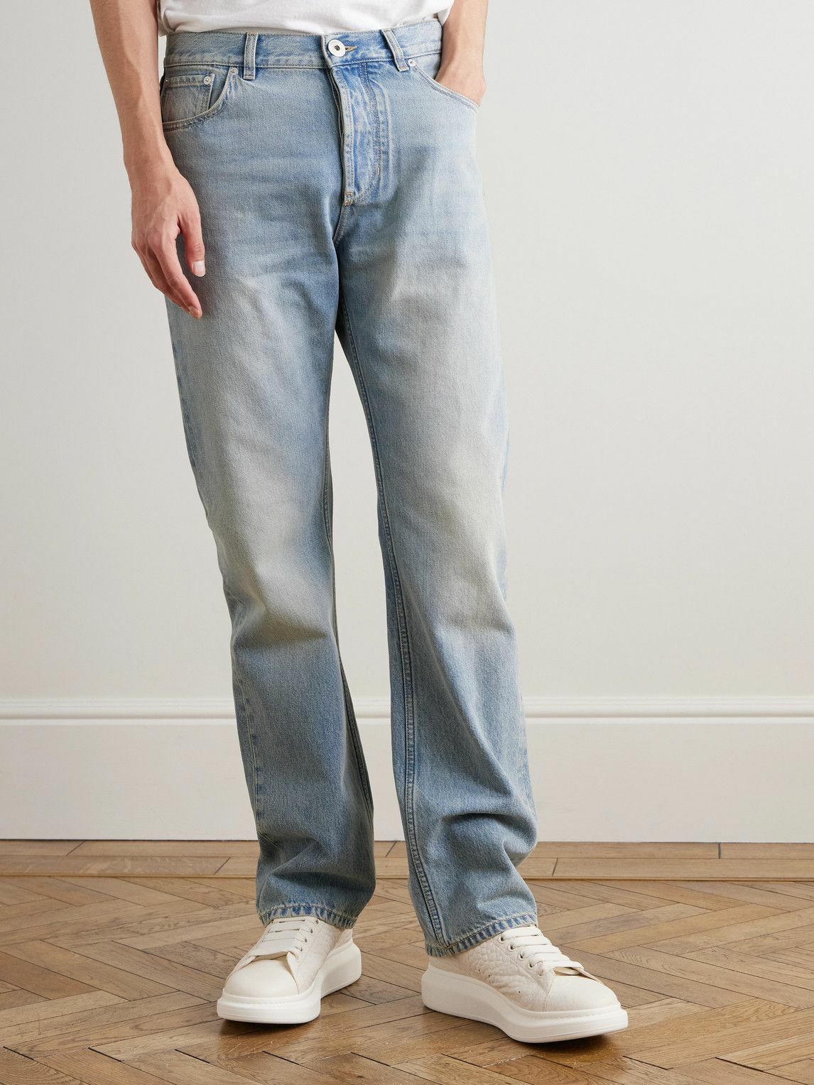 McQueen - Francis Straight-Leg Jeans - Blue