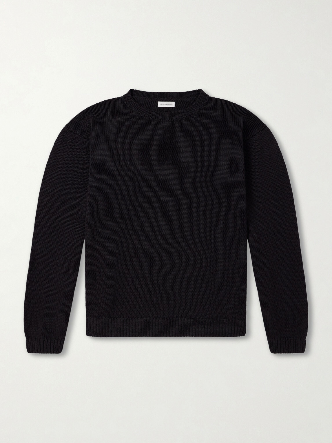 Kaptain Sunshine - Cotton Sweater - Black