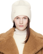 Max Mara Off-White Retina Beanie