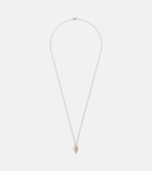 Persée Heart Locket 9kt gold necklace with diamonds