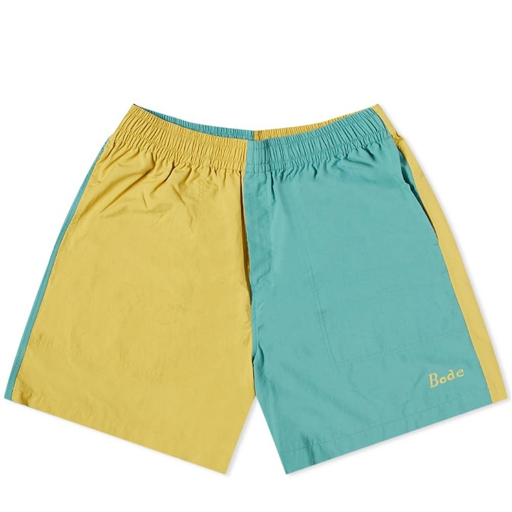 Photo: BODE Green River Panelled Rugby Short