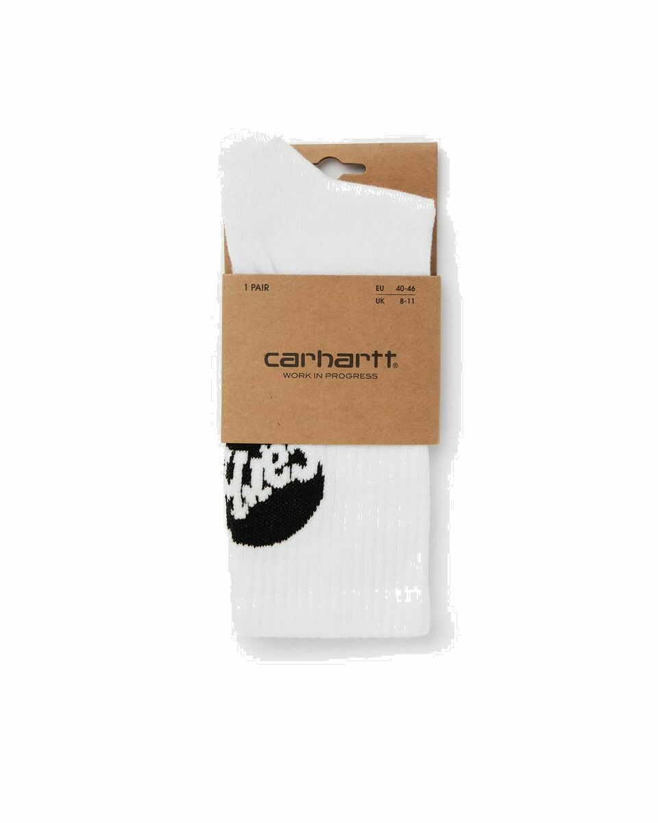 Photo: Carhartt Wip Amour Socks White - Mens - Socks