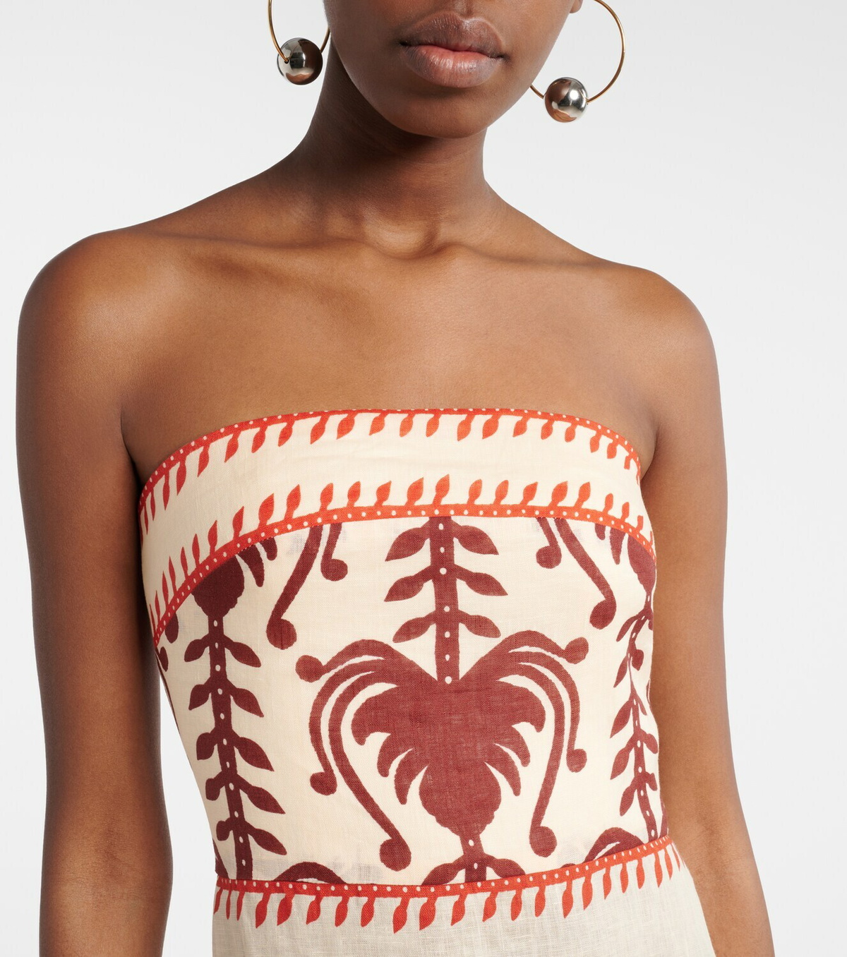 Johanna Ortiz Another Chance printed linen maxi dress