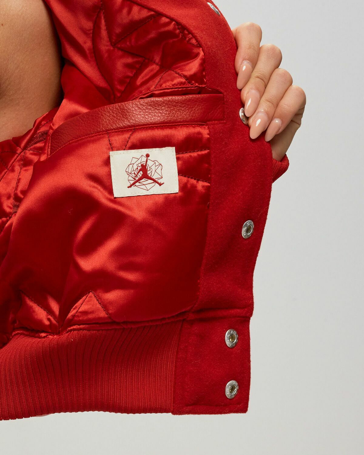 Jordan bomber jacket red online