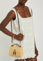 Tory Burch Slim Romy Raffia top Handle bag - Natural - One Size