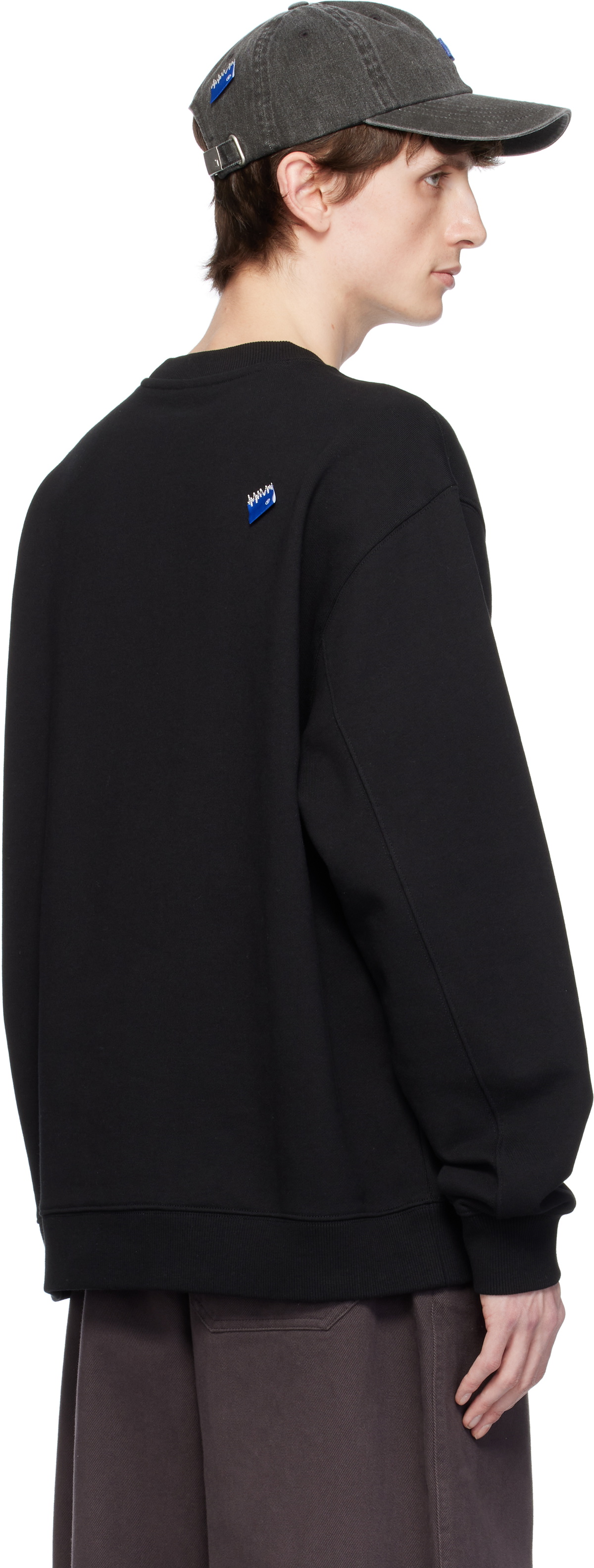 ADER error Black Sig; TRS Tag 01 Sweatshirt
