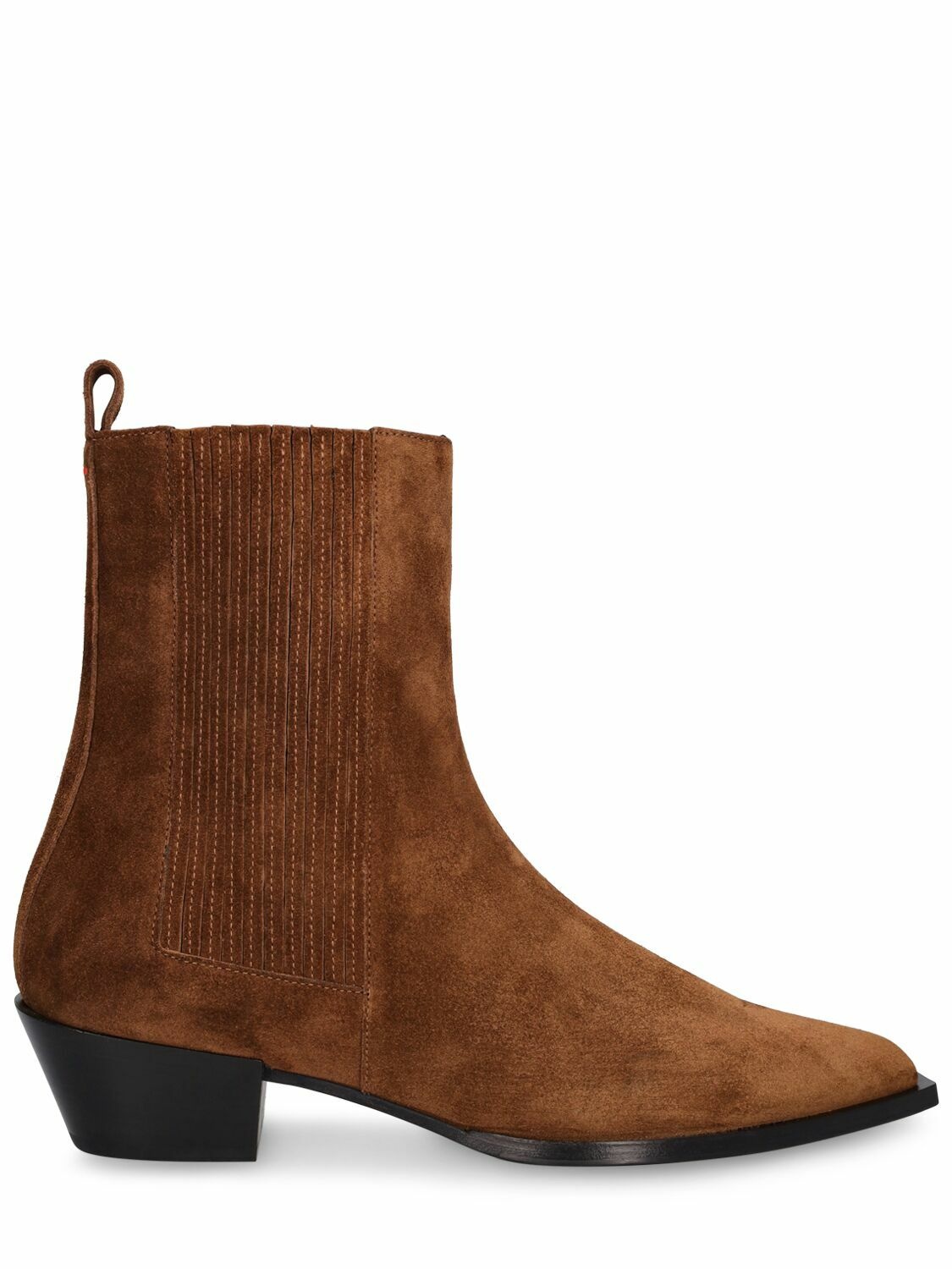 Photo: AEYDE 40mm Belinda Suede Ankle Boots