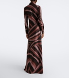 Pucci Iride Lurex® jersey gown