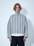 Dries Van Noten Striped Zip-Up Jacket