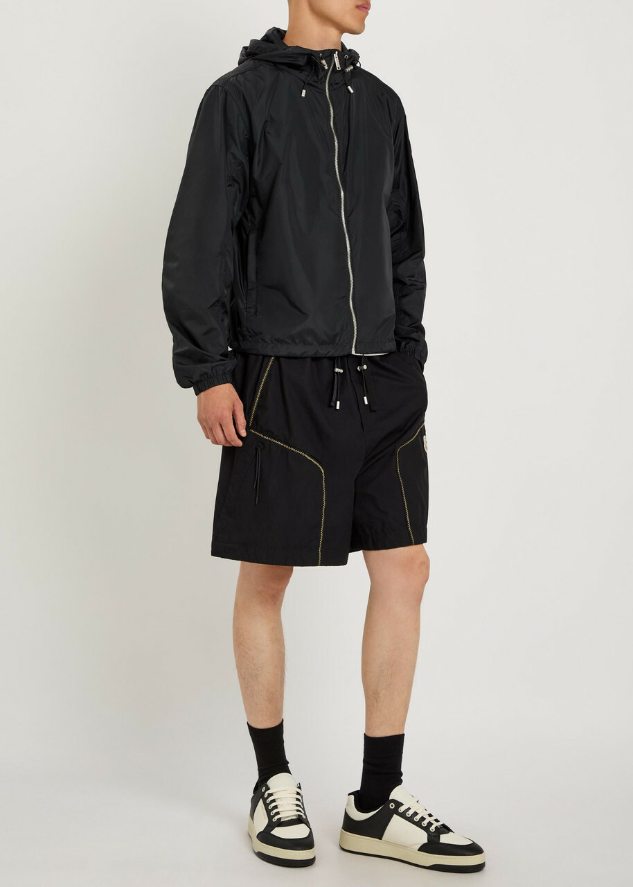 Canada Goose Drift Hooded Logo-appliquéd Shell Jacket Black