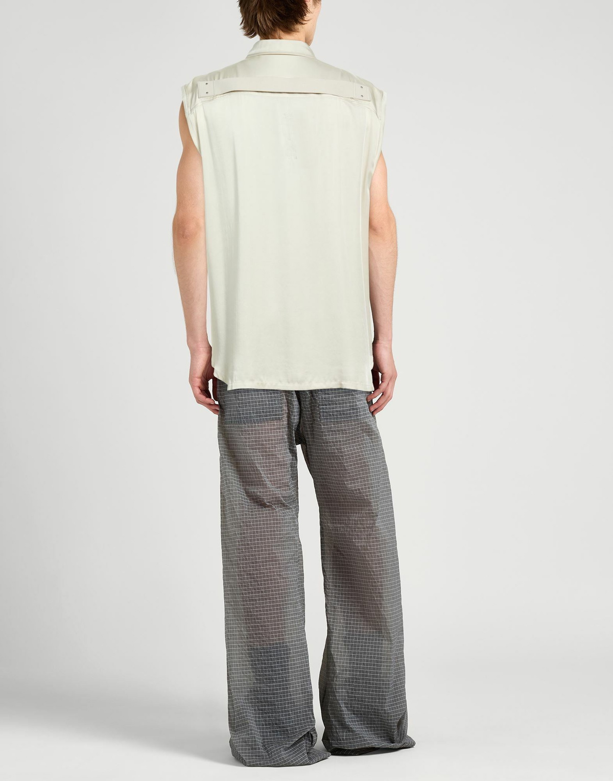 Rick Owens Mens Shirt Cream