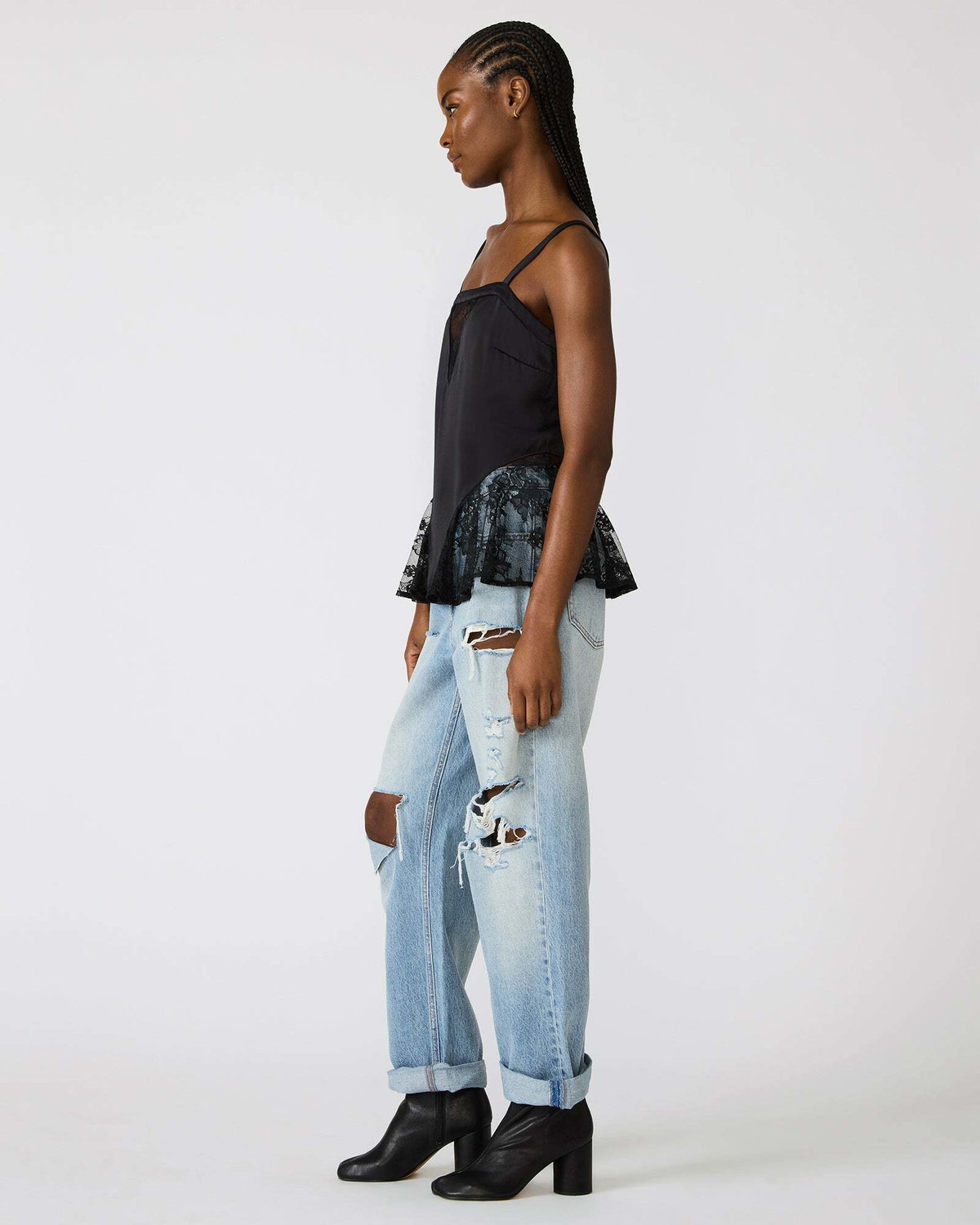 Steve Madden Leonorah Top in Black