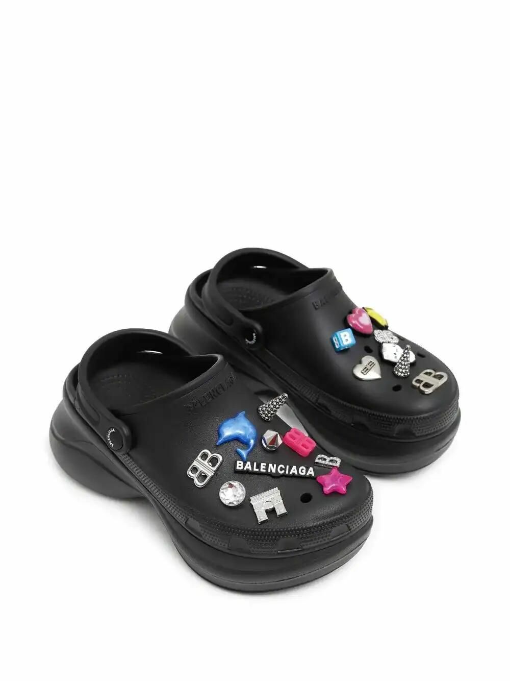 Balenciaga X Crocs Jibbitz Mules Balenciaga