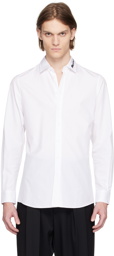 Moschino White Embroidered Shirt