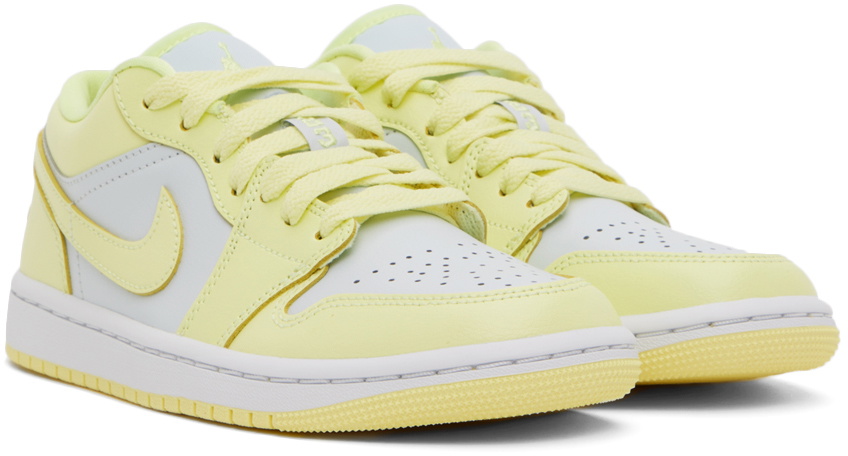 jordans yellow and white