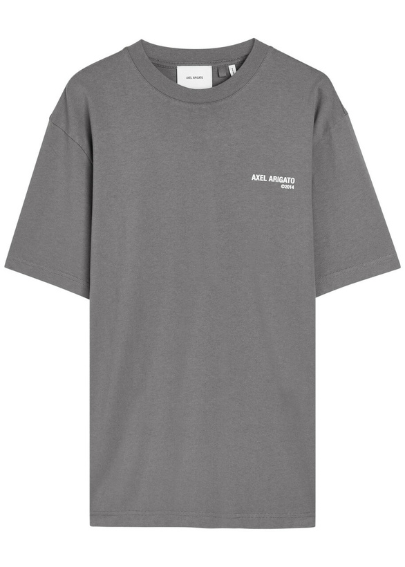Photo: Axel Arigato Legacy Logo-print Cotton T-shirt Grey