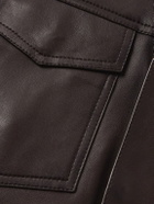 Yves Salomon - Leather Blouson Jacket - Brown