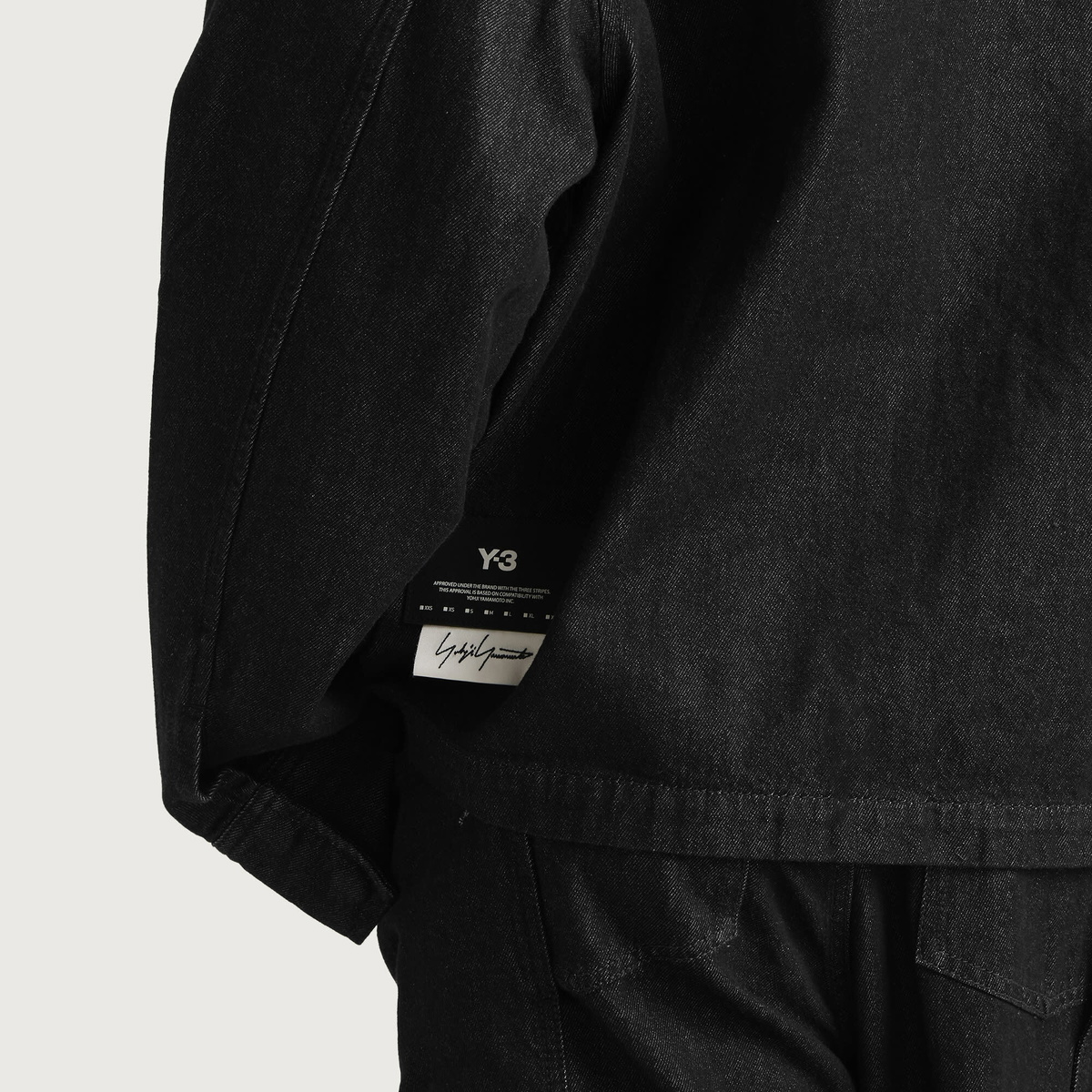 Y-3 Women's Denim Jacket in Black