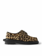 J.M. Weston - Sacai Golf Leopard-Print Calf Hair Derby Shoes - Animal print