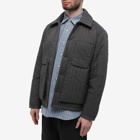 Craig Green Men's Quilted Worker Jacket in Grey